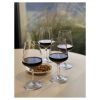 Designer Tritan Lexington Clear Wine Glasses Set of 4 (18oz), Premium Quality Unbreakable Stemmed Acrylic Wine Glasses for All Purpose Red or White Wi