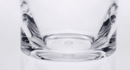 Designer Oval Halo Clear Acrylic Hi Ball Tumbler Set of 4 (15oz), Premium Quality Unbreakable Stemless Acrylic Tumbler for All Purpose